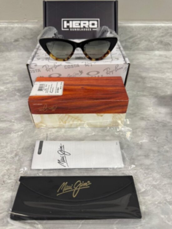 MAUI JIM | NEW | LYCHEE | GS891 - 02 | GLOSS BLACK | TOKYO TORTOISE | NEUTRAL GR